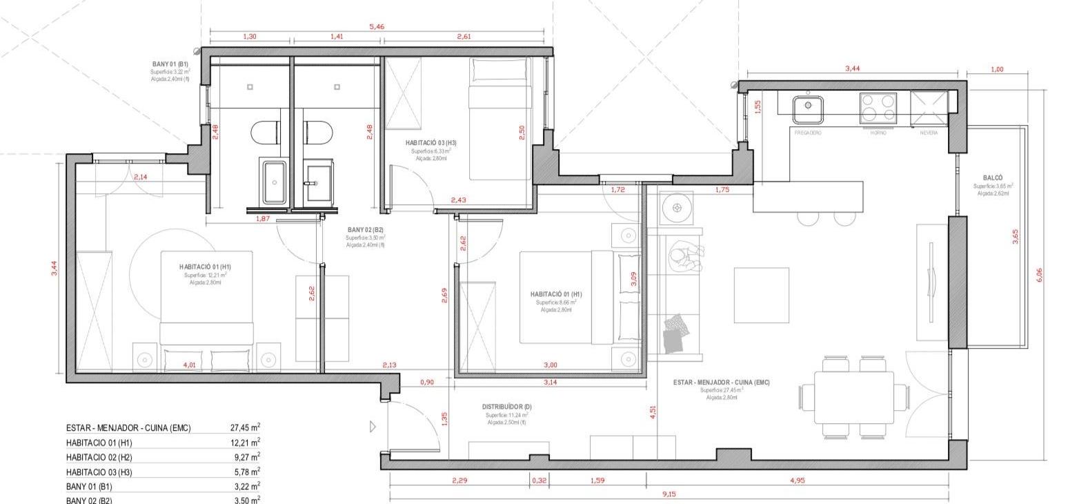 Imagen 2 Piso en venta en Barcelona / Av. Madrid - Les Corts