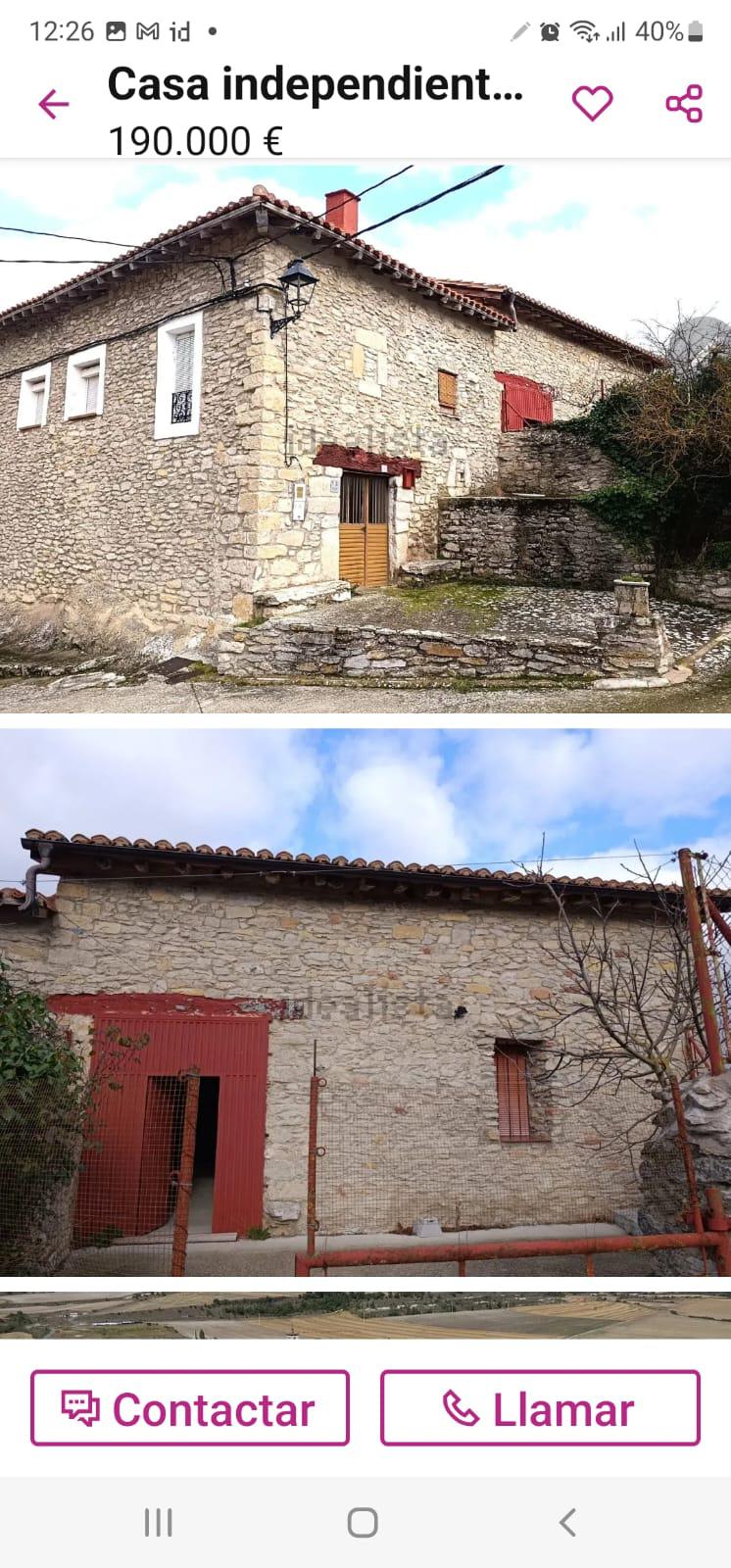 Imagen 5 Casa Pareada en venta en Valdegovía/gaubea / Casa de piedra dentro del pueblo