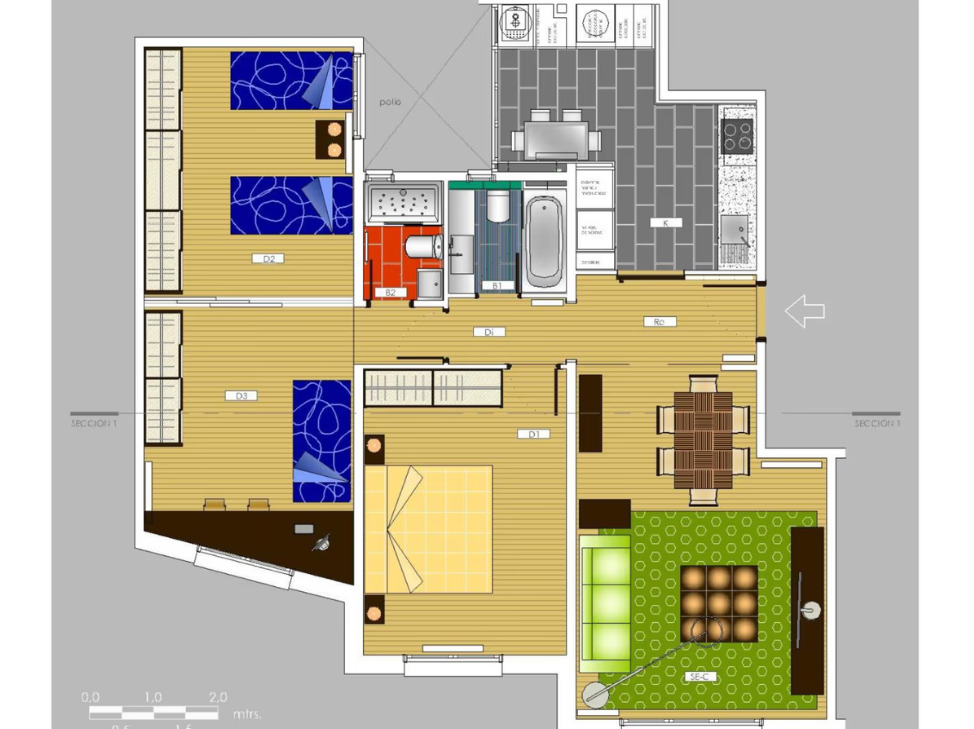 Imagen 3 Piso en venta en Barcelona / Zona centro de Vallvidrera.