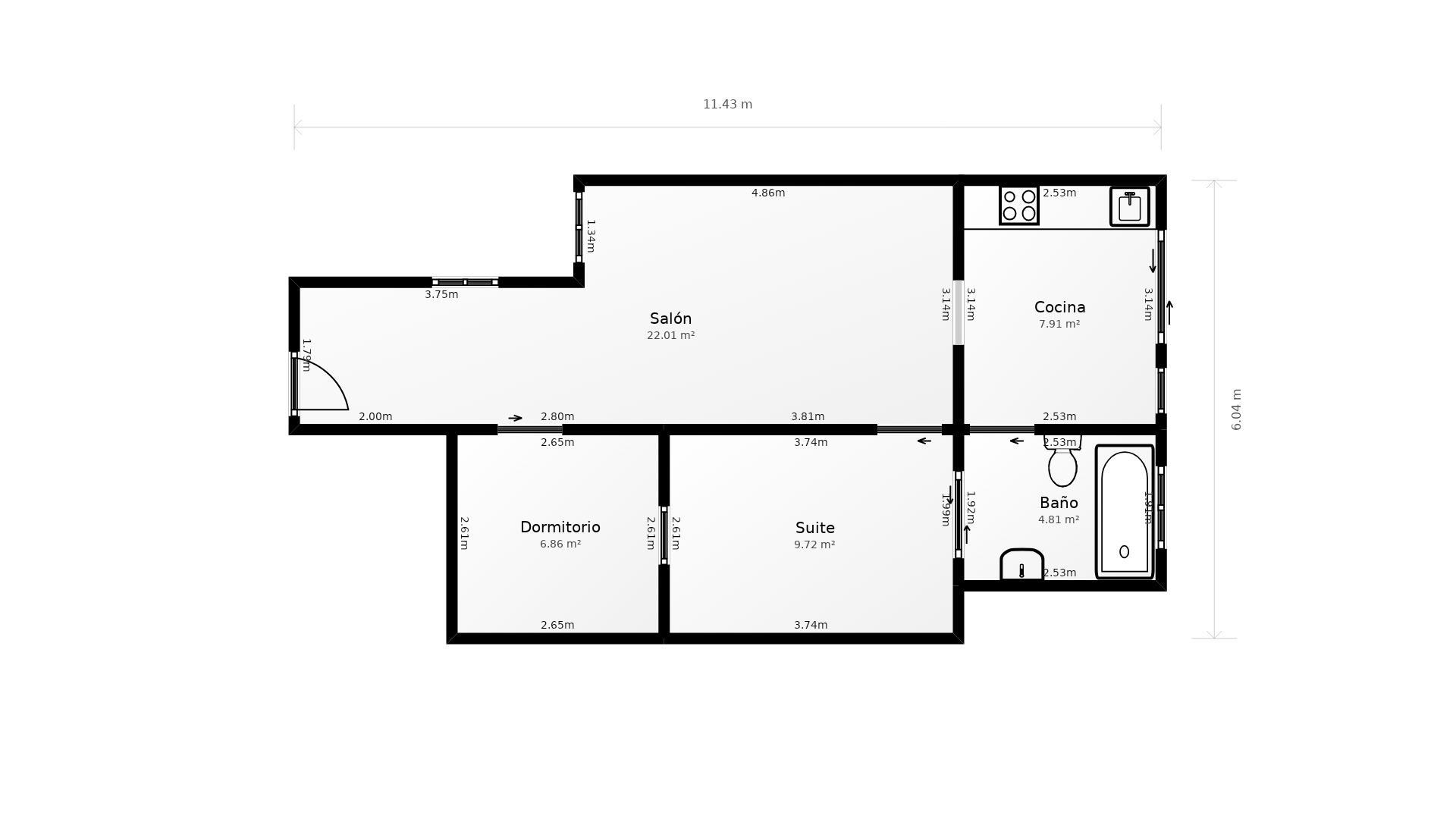 Imagen 31 Piso en venta en Barcelona / A 400 metros de estatua de Colón, L3 Drassanes