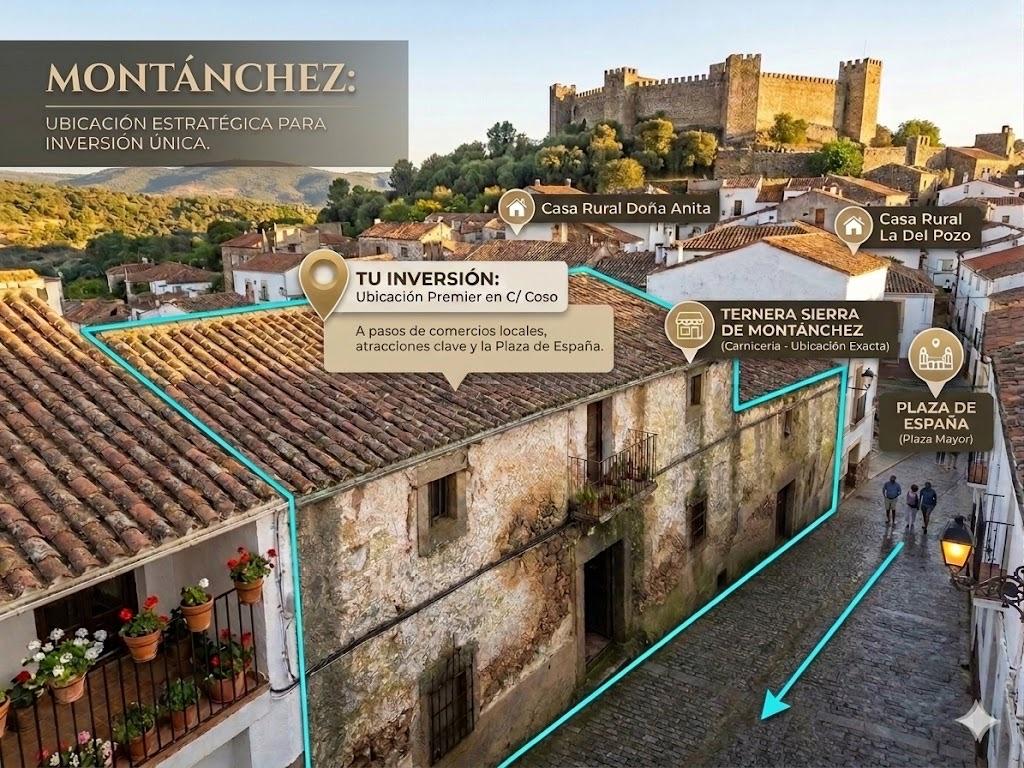 Imagen 2 Casa Adosada en venta en Montánchez / Plaza De España de Montánchez