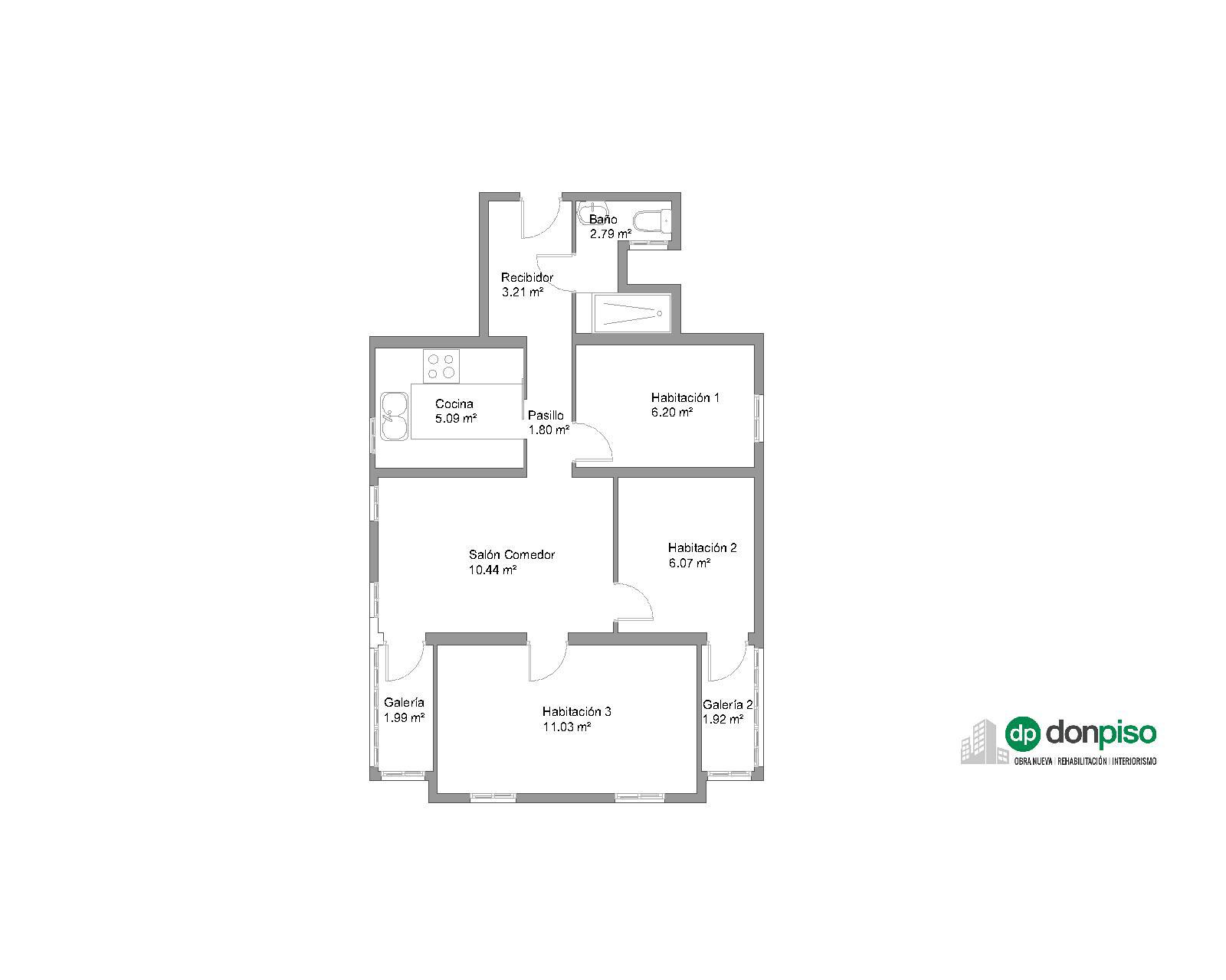 Imagen 6 Piso en venta en Barcelona / Junto a Rambla Poblenou