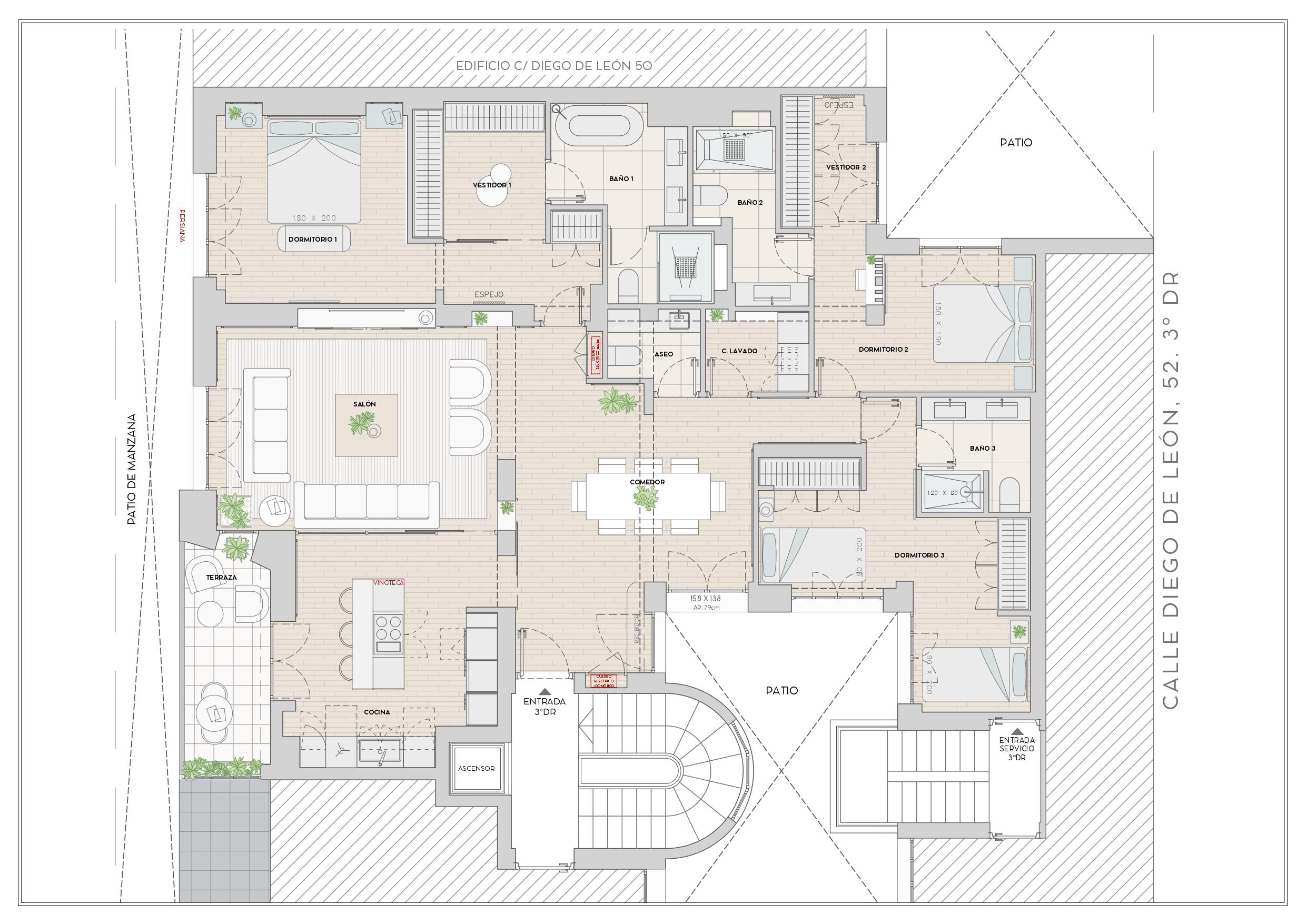 Imagen 24 Piso en venta en Madrid / Esquina con Calle del General Pardiñas.