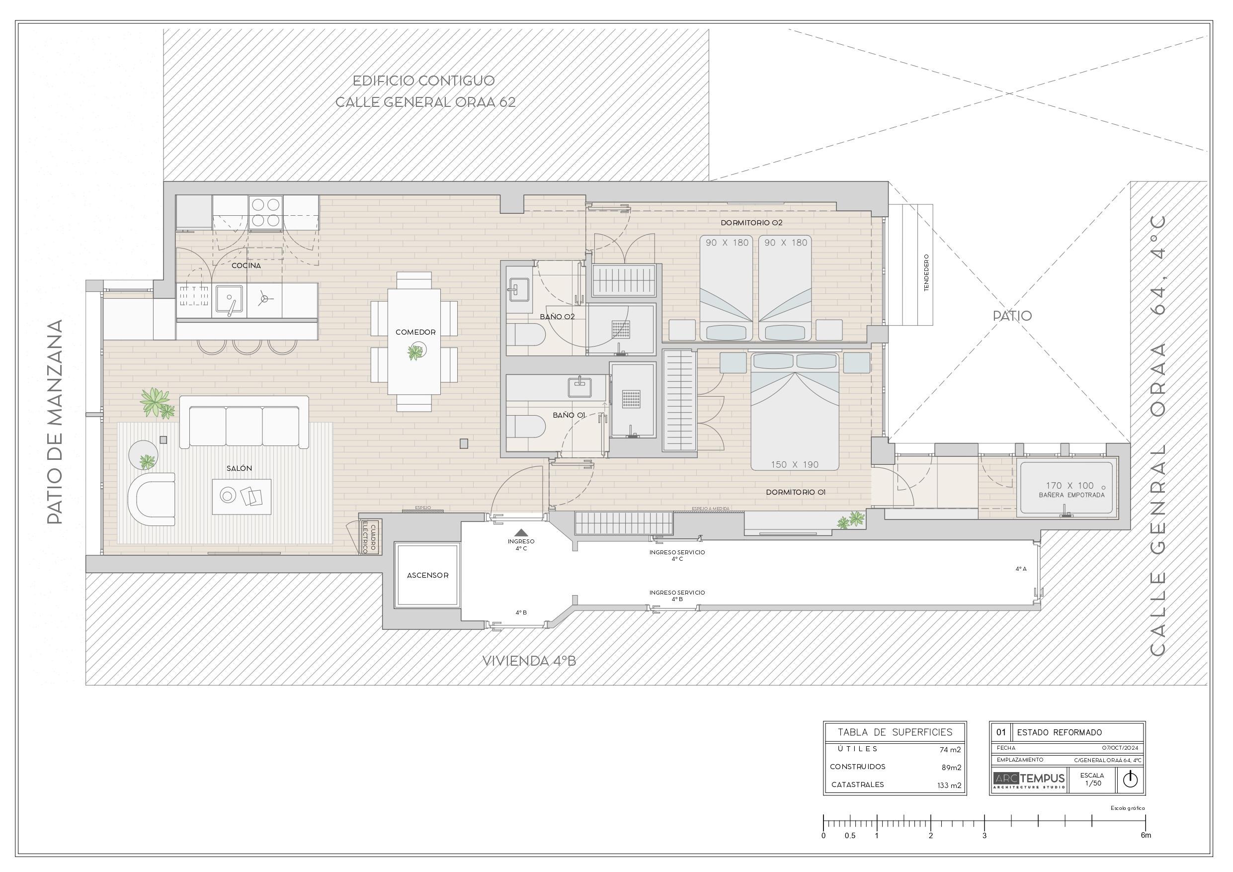 Imagen 20 Piso en venta en Madrid / Esquina con Calle Príncipe de Vergara.