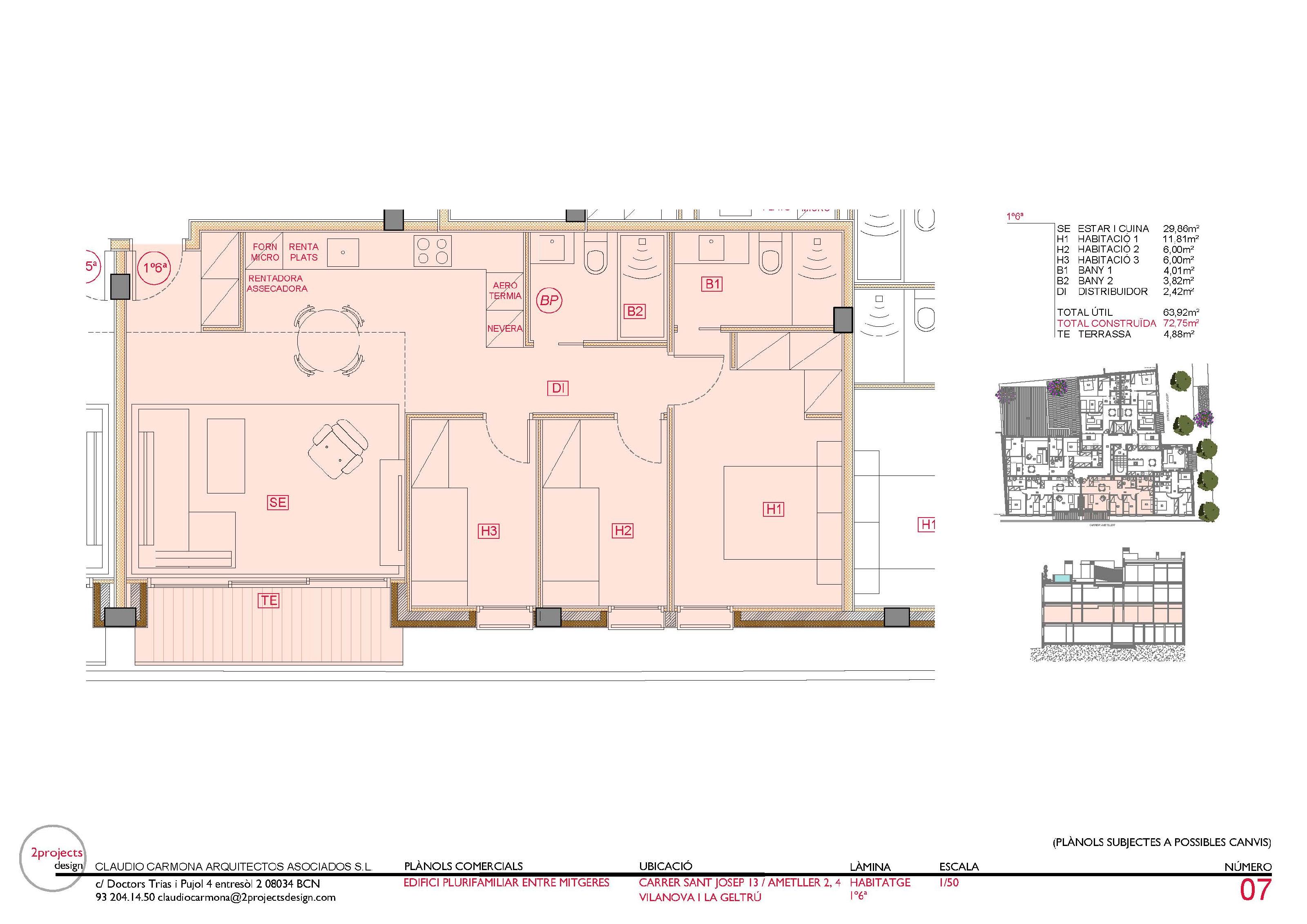 Imagen 11 Piso en venta en Vilanova I La Geltrú / Cento, a pasos de la Rambla y Hospital