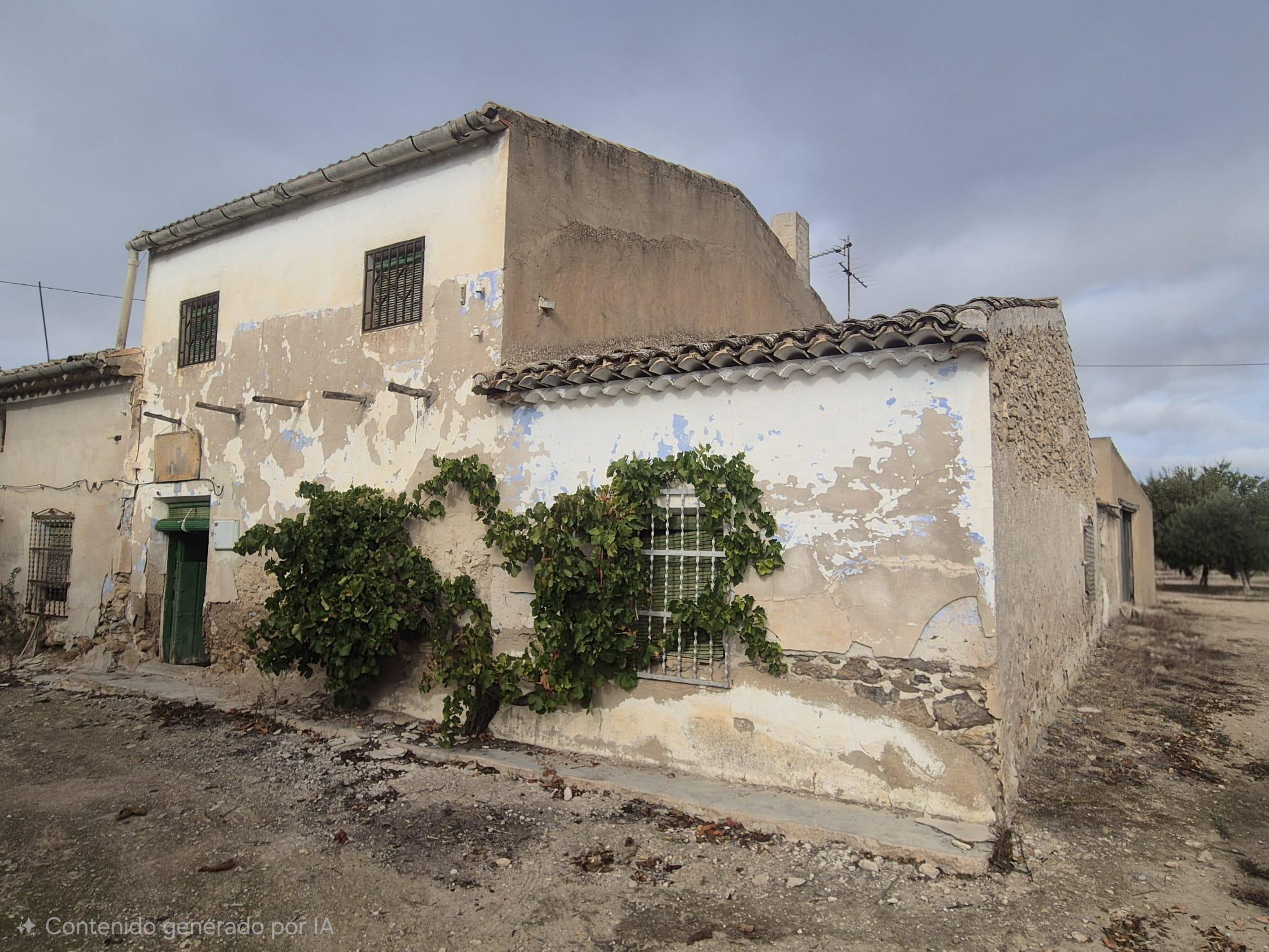 Imagen 1 Casa Rústica en venta en Tobarra / Casa pareada en Cordovilla-Tobarra, con parcela +-700m2