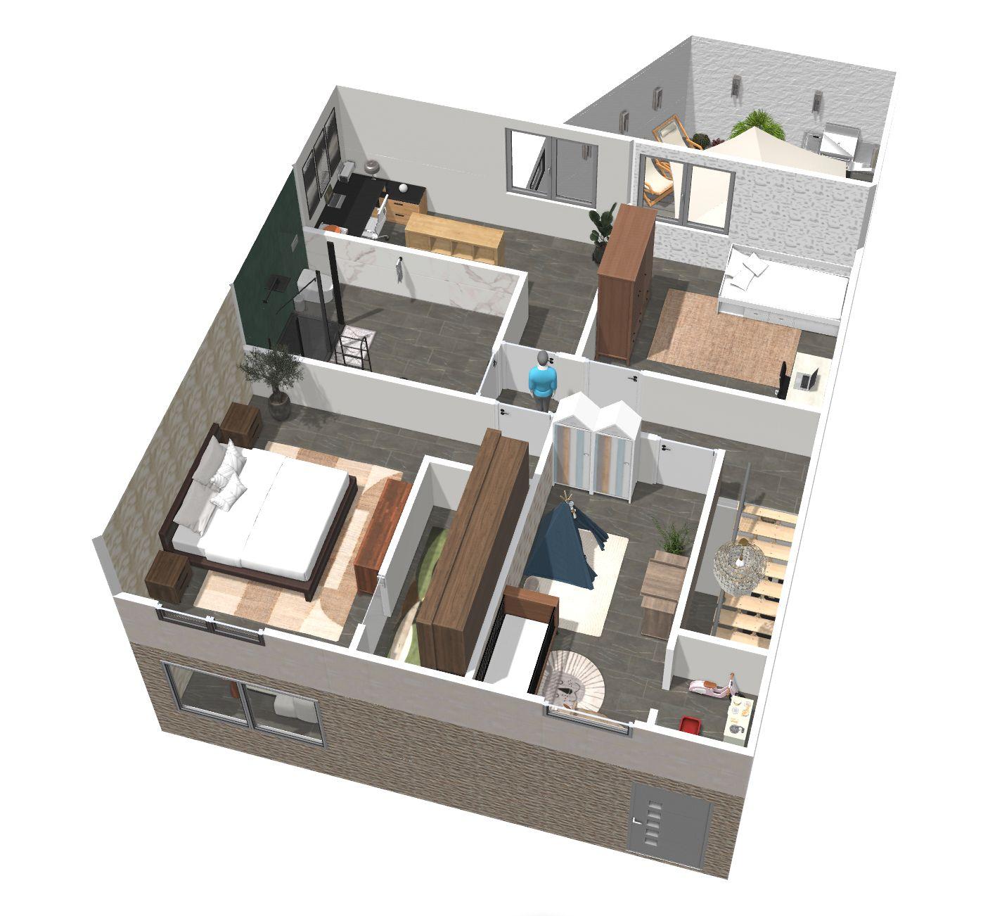 Imagen 5 Casa Adosada en venta en Villena / Casa adosada de 2 plantas para reformar,zona Las Cruces