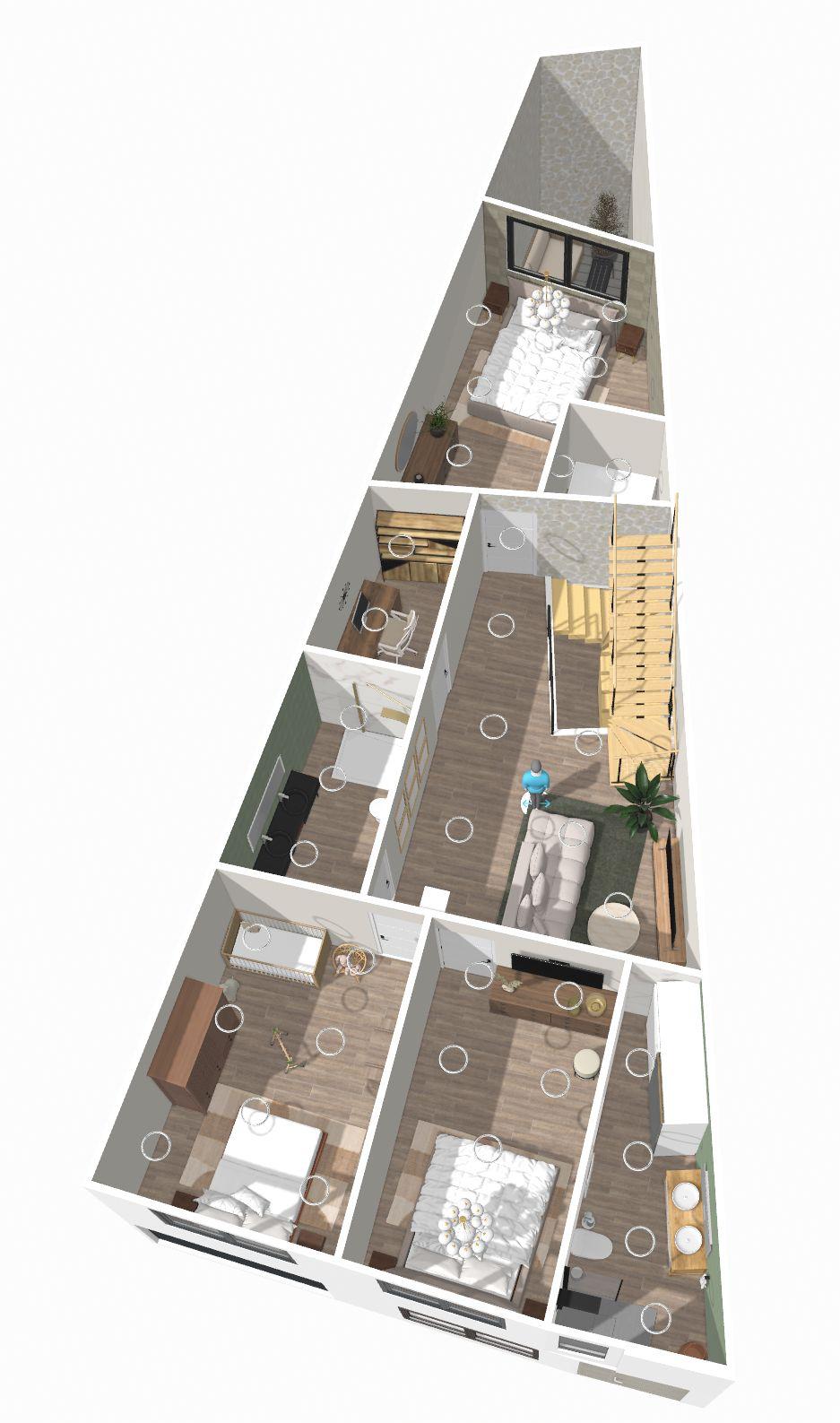 Imagen 3 Casa Adosada en venta en Villena / Casa adosada para reformar junto Casa de la Cultura