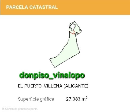 Imagen 3 Inmueble 301746 - Casa Rústica en venta en Villena / Caserón con parcela en cª Villena- Pinoso