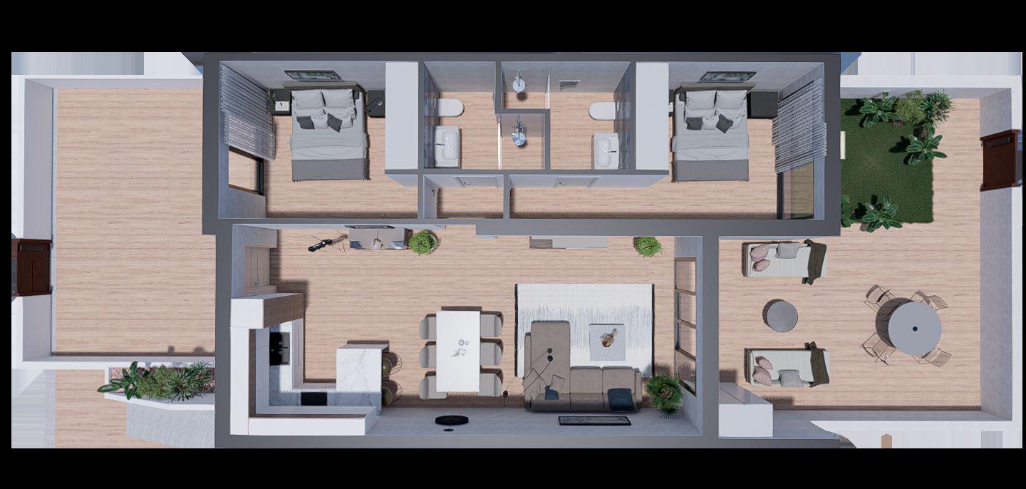 Imagen 17 Apto. Playa en venta en Torrevieja / Piso en av Denia, Los Balcones  Los Altos del Edén